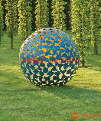 不锈钢镂空球雕塑 景观球雕塑 不锈钢球雕塑